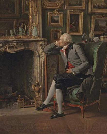 Henri-Pierre Danloux The Baron de Besenval in his Study Norge oil painting art